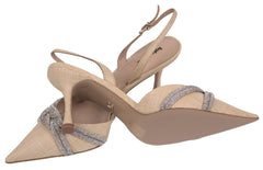 Lola Cruz Spitzer Slingpumps