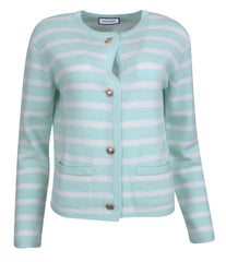 Insieme - Gestreifte Strickjacke