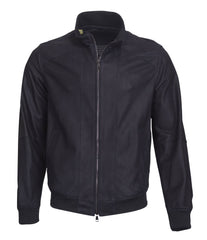 Werner Christ - Lederjacke mit Lochstanz-Muster