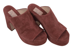 AGL - Mules in Veloursleder