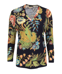 ETRO - Shirt mit V-Ausschnitt