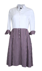 Schneiders - Kleid in Bluse mit Rock Optik