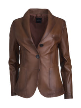 Tagliatore - Taillierter Leder-Blazer