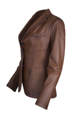 Tagliatore - Taillierter Leder-Blazer