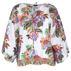 ETRO Cape-Schlupf-Bluse