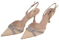 Lola Cruz Spitzer Slingpumps