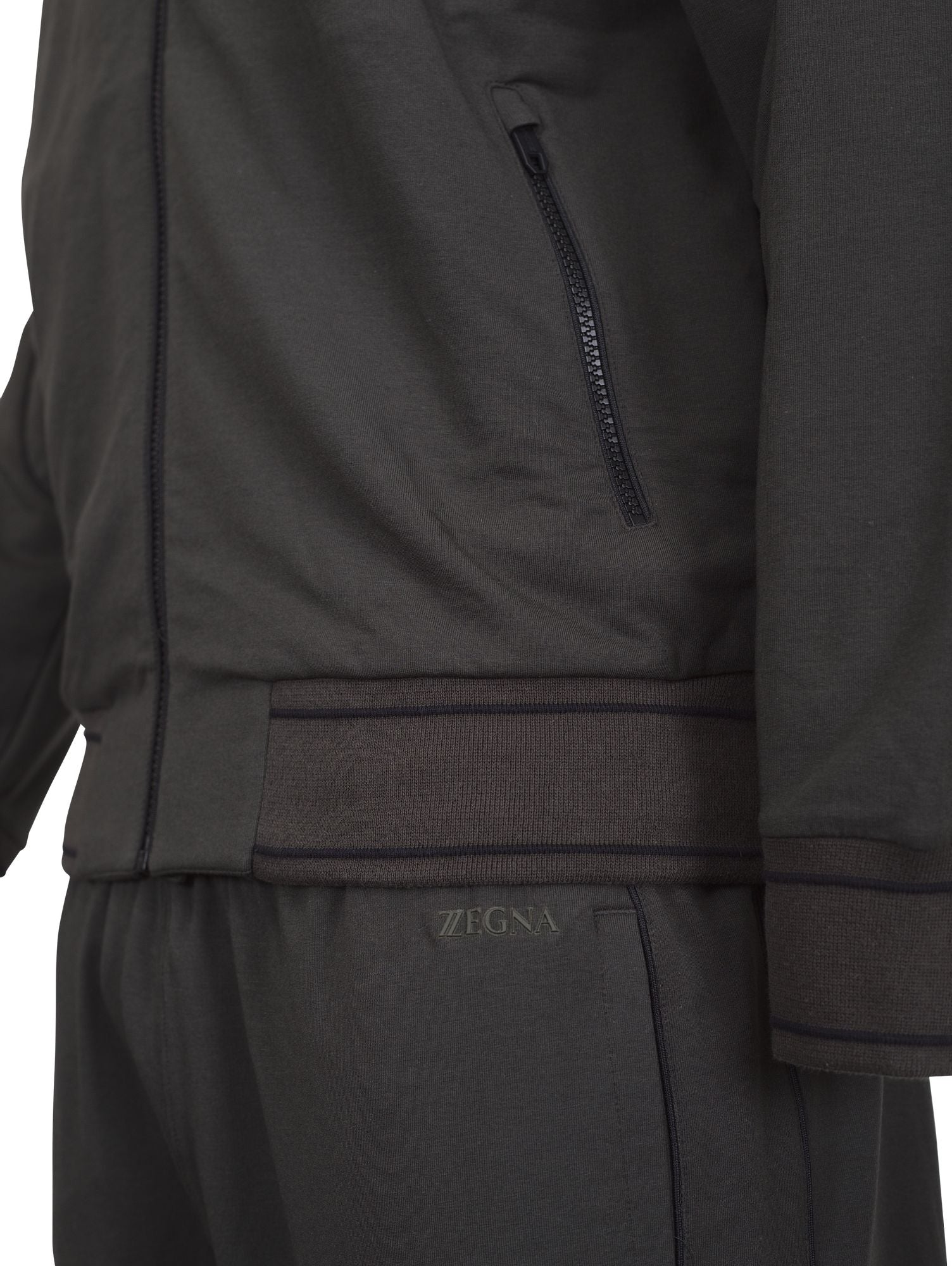 ZEGNA - Sportliche Sweatshirt-Jacke