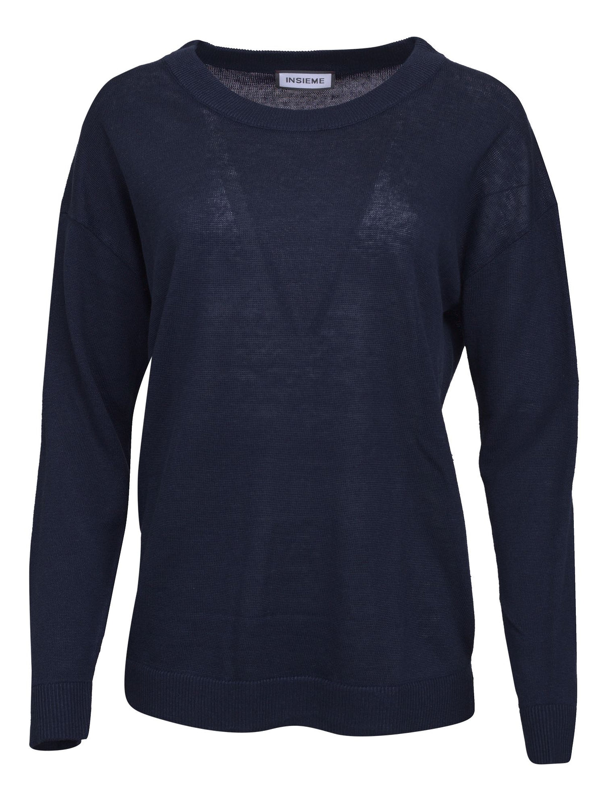 Insieme - Strickpullover mit rundem Ausschnitt