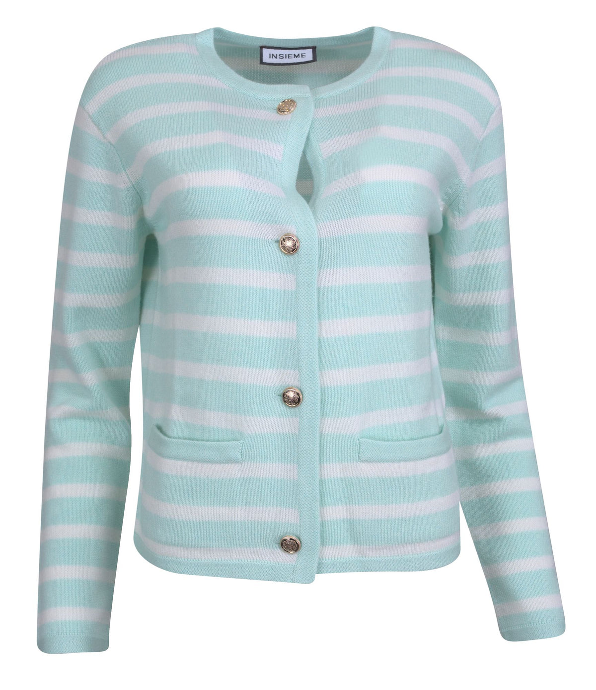 Insieme - Gestreifte Strickjacke