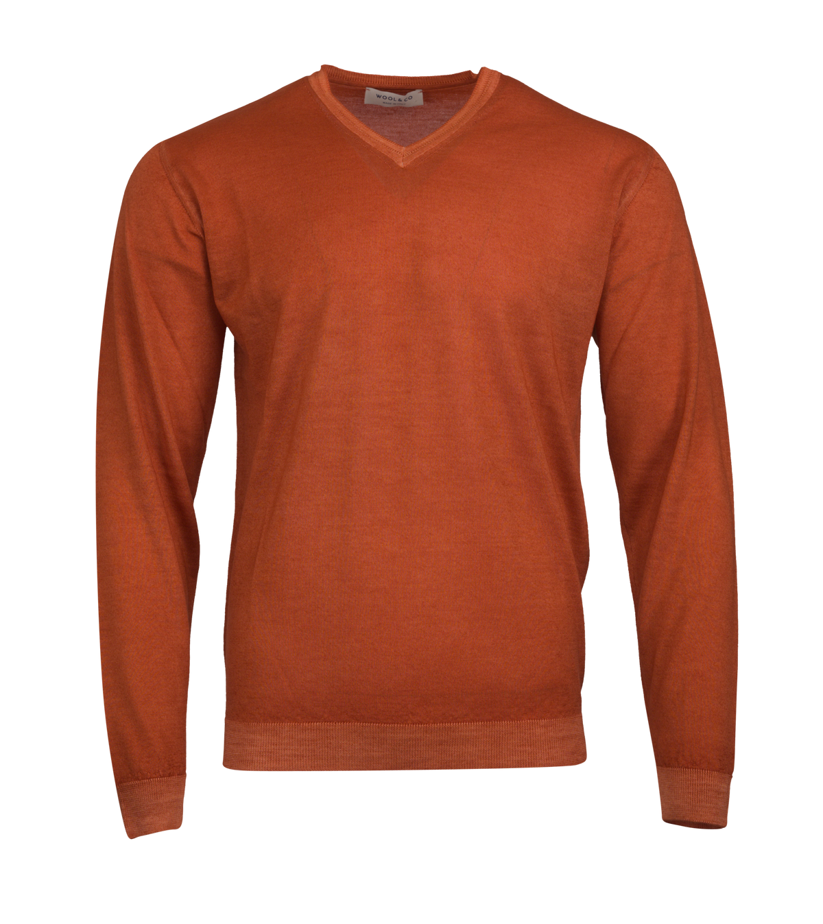 Wool + Co. - Pullover mit V-Ausschnitt
