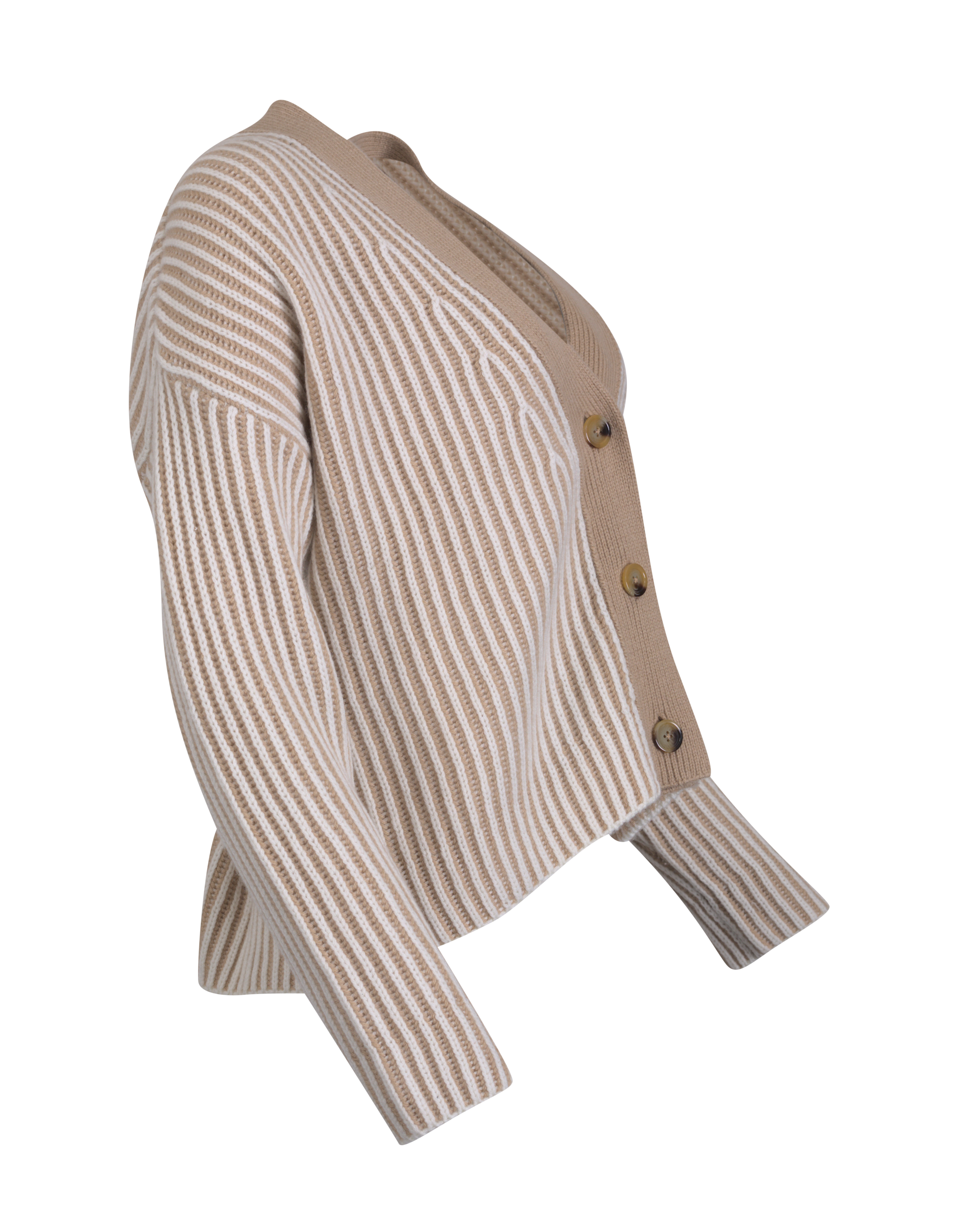 Insieme - Strickjacke mit Streifen-Optik