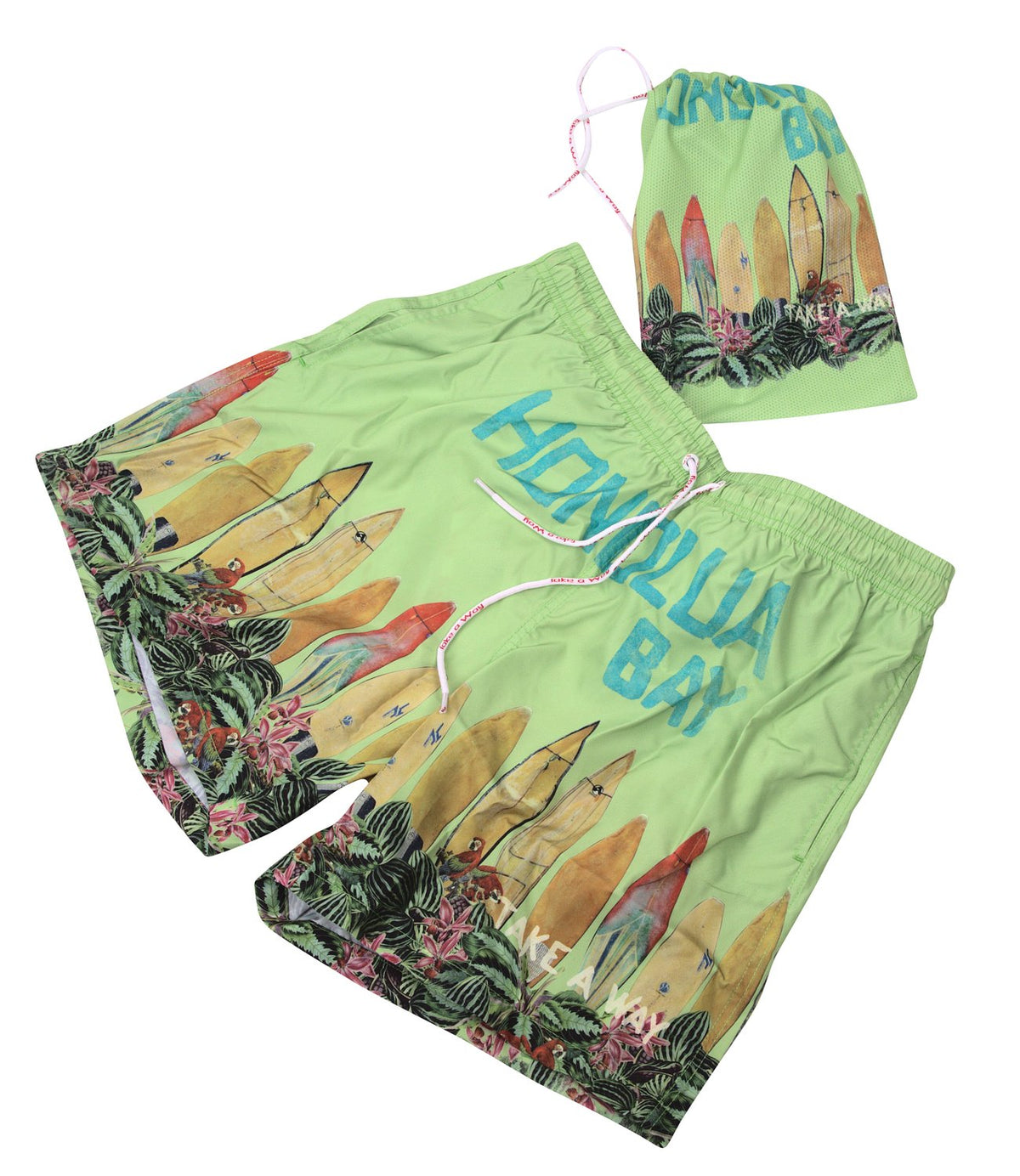 Take Away - Badeshorts mit Motiv