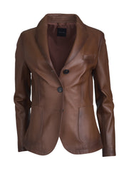 Tagliatore - Taillierter Leder-Blazer