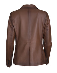 Tagliatore - Taillierter Leder-Blazer